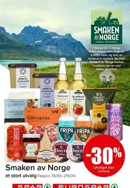 Spar Smaken av Norge tilbud