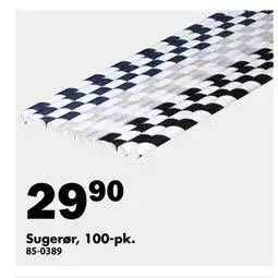 Biltema Sugerør, 100-pk tilbud