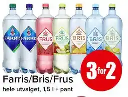 Spar Farris/Bris/Frus tilbud
