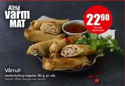 Spar Vårrull tilbud