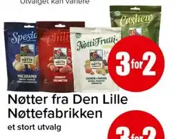 Spar Nøtter fra Den Lille Nøttefabrikken tilbud