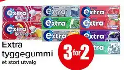 Spar Extra tyggegummi tilbud