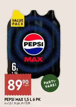 Coop Mega Pepsi Max 6 PK tilbud