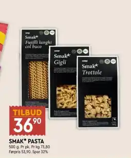 Coop Mega Smak* Pasta tilbud