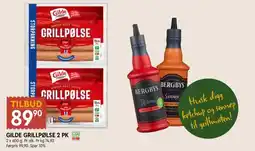 Coop Mega Gilde Grillpølse 2 Pk tilbud