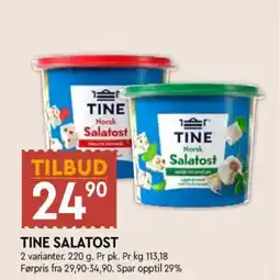 Coop Mega Tine Salatost tilbud