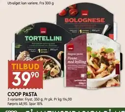 Coop Mega COOP PASTA tilbud