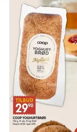 Coop Mega COOP YOGHURTBRØD tilbud