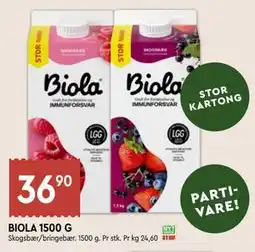 Coop Mega BIOLA 1500 G tilbud