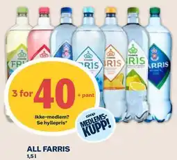 Coop Mega ALL FARRIS, Medlemspris tilbud