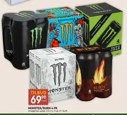 Coop Mega MONSTER/BURN 4 PK tilbud