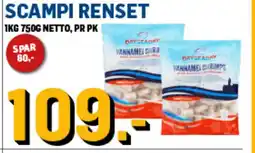 Price Lagerbutikk Scampi renset tilbud