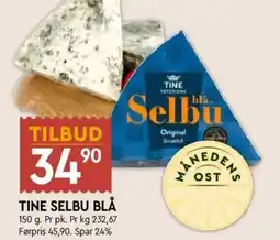 Coop Mega Tine selbu blå tilbud
