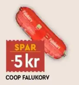 Coop Mega Coop falukorv tilbud