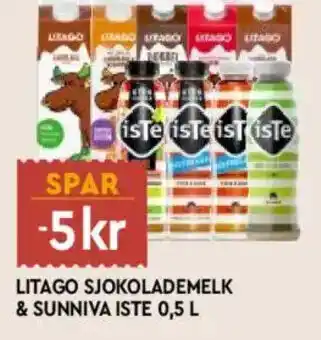 Coop Mega Litago sjokolademelk & sunniva iste tilbud