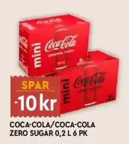 Coop Mega Coca-cola/coca-cola zero sugar 0,2 l 6 pk tilbud