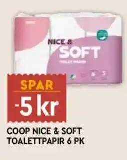 Coop Mega Coop nice & soft toalettpapir 6 pk tilbud