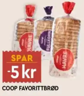 Coop Mega Coop favorittbrød tilbud
