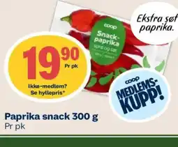 Coop Mega Paprika snack tilbud