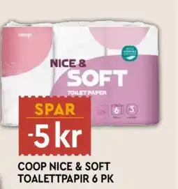 Coop Mega Coop nice & soft toalettpapir 6 pk tilbud