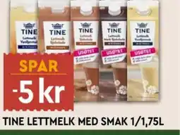 Coop Mega Tine lettmelk med smak tilbud