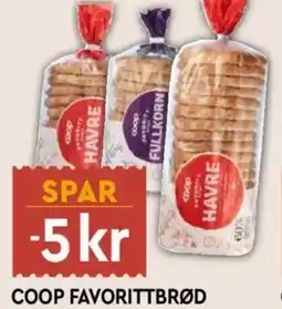 Coop Mega Coop favorittbrød tilbud