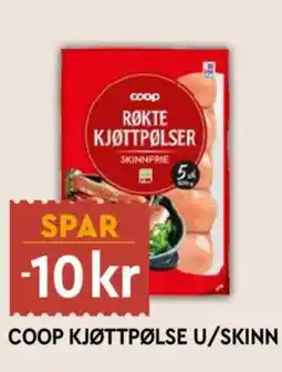 Coop Mega Coop kjøttpølse u/skinn tilbud