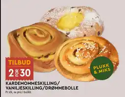 Coop Mega Kardemommeskilling/ vaniljeskilling/drømmebolle tilbud