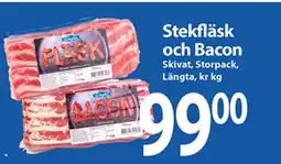 MaxiMat Charlottenberg Stekfläsk och Bacon tilbud