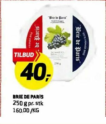 Bunnpris Brie de paris tilbud