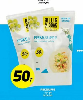 Bunnpris Fiskesuppe tilbud