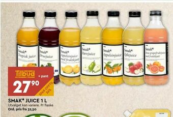 Coop Mega Smak* juice 1 L tilbud