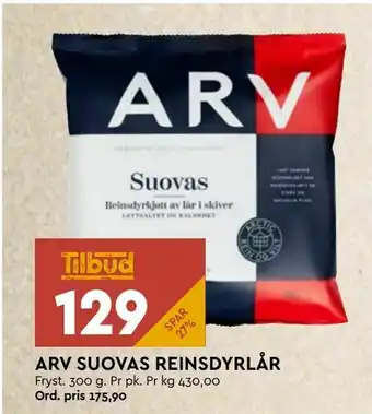 Coop Mega Arv suovas reinsdyrlår tilbud