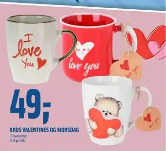 Coop Obs Krus valentines og morsdag tilbud
