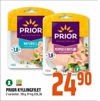 Coop Obs Prior kyllingfilet tilbud