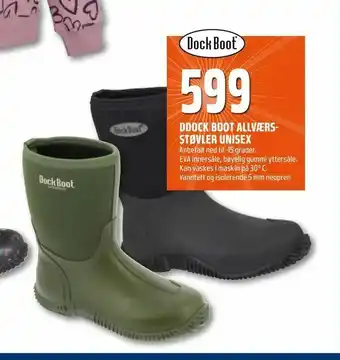 Coop Obs Ddock boot allværs- støvler unisex tilbud