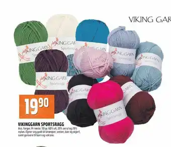 Coop Obs Vikinggarn sportsragg tilbud