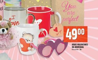 Krus valentines og morsdag