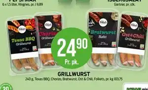 Kiwi GRILLWURST tilbud