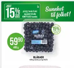 Kiwi BLÅBÆR tilbud