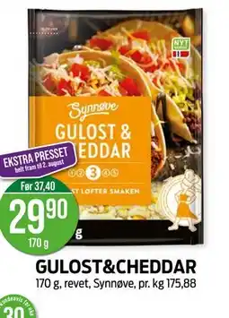 Kiwi GULOST&CHEDDAR tilbud