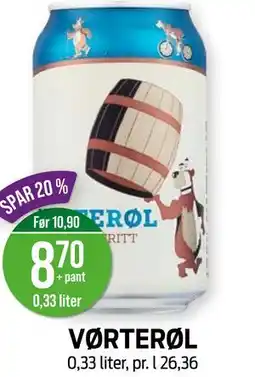 Kiwi VØRTERØL tilbud