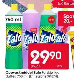 Rusta Oppvaskmiddel Zalo tilbud