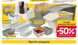 Rusta Fargerik oppbevaring tilbud