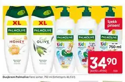 Rusta Dusjkrem Palmolive tilbud