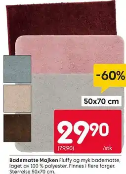 Rusta Badematte Majken tilbud