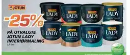 Coop Byggmix 25% PÅ UTVALGTE JOTUN LADY INTERIØRMALING tilbud