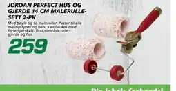 Coop Byggmix JORDAN PERFECT HUS OG GJERDE 14 CM MALERULLESETT 2-PK tilbud