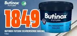 Obs Bygg BUTINOX FUTURA SELVRENSENDE MALING tilbud
