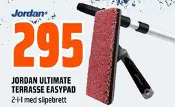 Obs Bygg JORDAN ULTIMATE TERRASSE EASYPAD tilbud